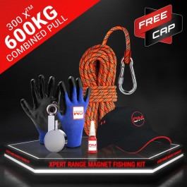 Threadlocker Gloves 20m Rope 1000kg Grappling Hook Beast™ Magnet Fishing Kit 