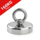 160KG Pull Recovery Fishing Magnet with Rope Eyebolt 60mm | Online Magnets