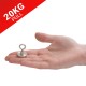 20kg Pull Recovery Fishing Magnet With Eyebolt