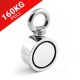 160KG Pull Recovery Fishing Magnet With Rope Eyebolt 48mm | Online Magnets